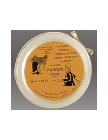 GRAISSE PANDA NEUTRE OU NOIRE - BOITE 100G.