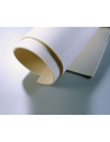 MOUSSE LATEX  3 m/m  D.20  AUTO-ADHESIVE  1F. col. blanc en 150 cm