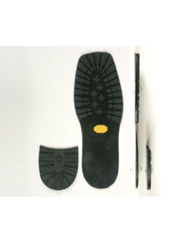 BONBOUT  VIBRAM  REF.  1205 - 52/55 - noir-brun