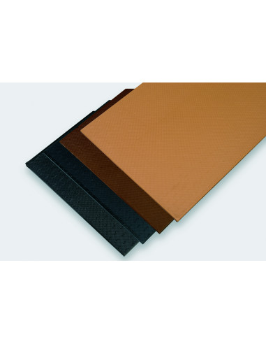 VULKOTOP - PLAQUE  6MM - 50 X 25CM - noir-marron-beige-caramel