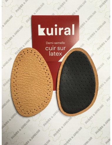 1/2  SEMELLE  PECARI/LATEX  KUIRAL  35/36 à 41/42