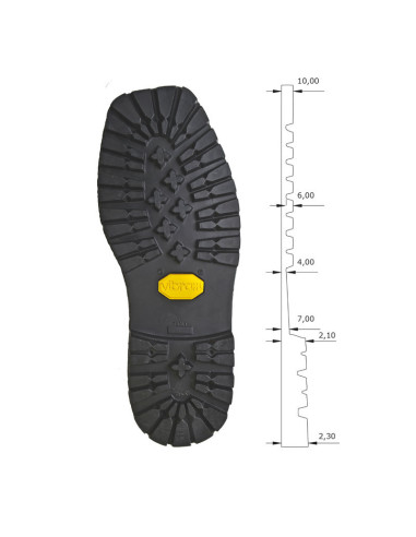 SEMELLE  VIBRAM  ART. 1132 - 39/40 A 47/48