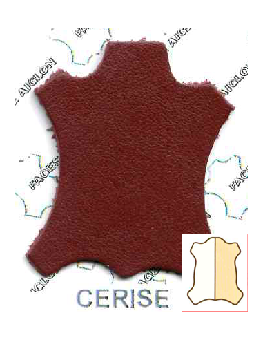 BANDE VEAU PATRIZIA 10/12 couleur CERISE